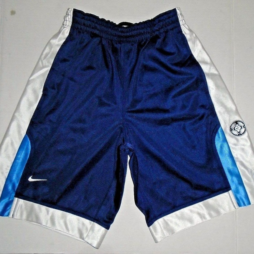 Nike Athletic Blue White Sport Summer Shorts